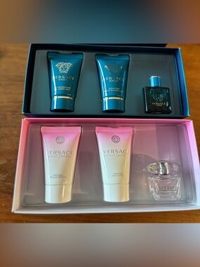 New Versace Bright Crystal (for women) ➕Eros (for men) Gift Sets
